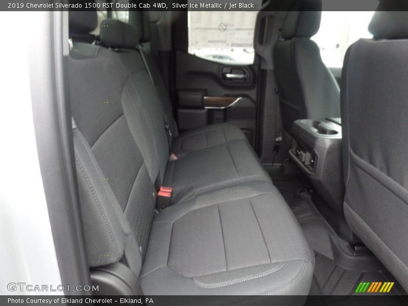 Silver Ice Metallic / Jet Black 2019 Chevrolet Silverado 1500 RST Double Cab 4WD