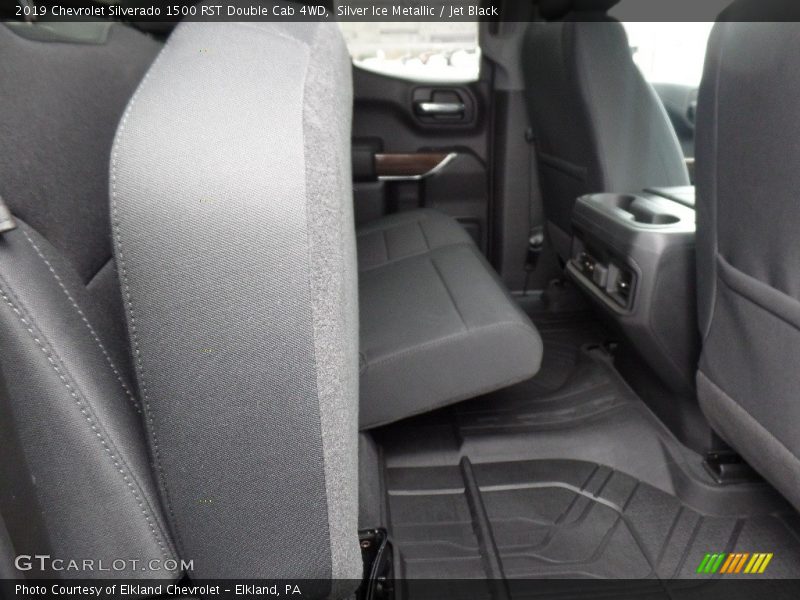 Silver Ice Metallic / Jet Black 2019 Chevrolet Silverado 1500 RST Double Cab 4WD