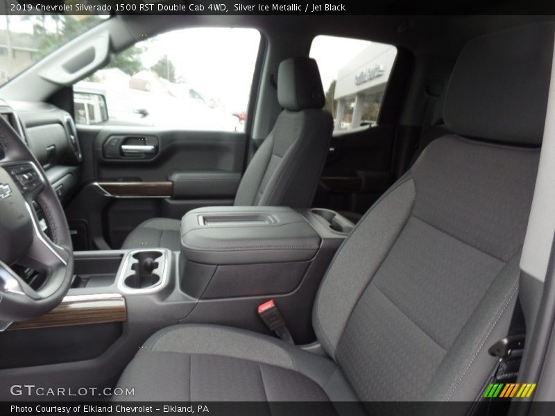 Silver Ice Metallic / Jet Black 2019 Chevrolet Silverado 1500 RST Double Cab 4WD