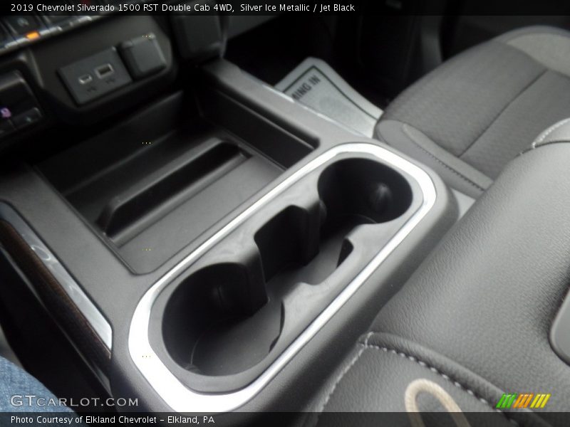 Silver Ice Metallic / Jet Black 2019 Chevrolet Silverado 1500 RST Double Cab 4WD