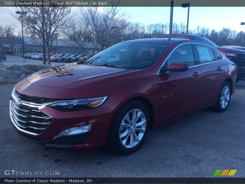 Cajun Red Tintcoat / Jet Black 2020 Chevrolet Malibu LT