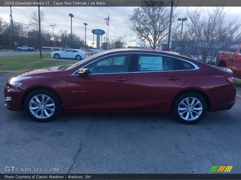 Cajun Red Tintcoat / Jet Black 2020 Chevrolet Malibu LT