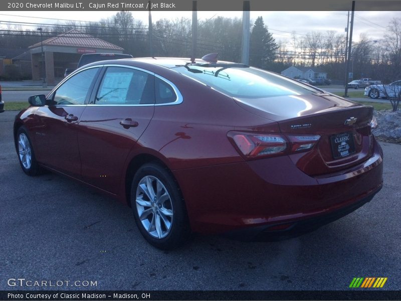 Cajun Red Tintcoat / Jet Black 2020 Chevrolet Malibu LT