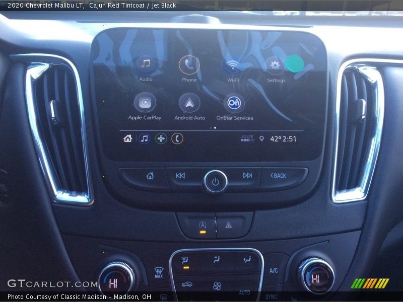Cajun Red Tintcoat / Jet Black 2020 Chevrolet Malibu LT
