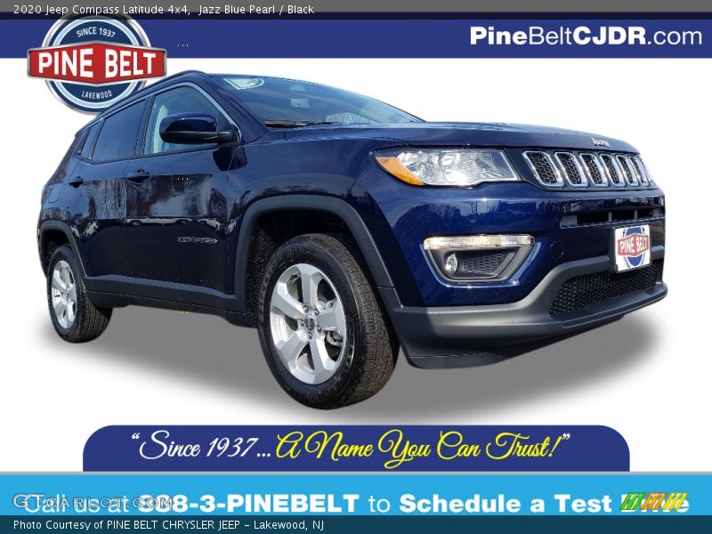 Jazz Blue Pearl / Black 2020 Jeep Compass Latitude 4x4