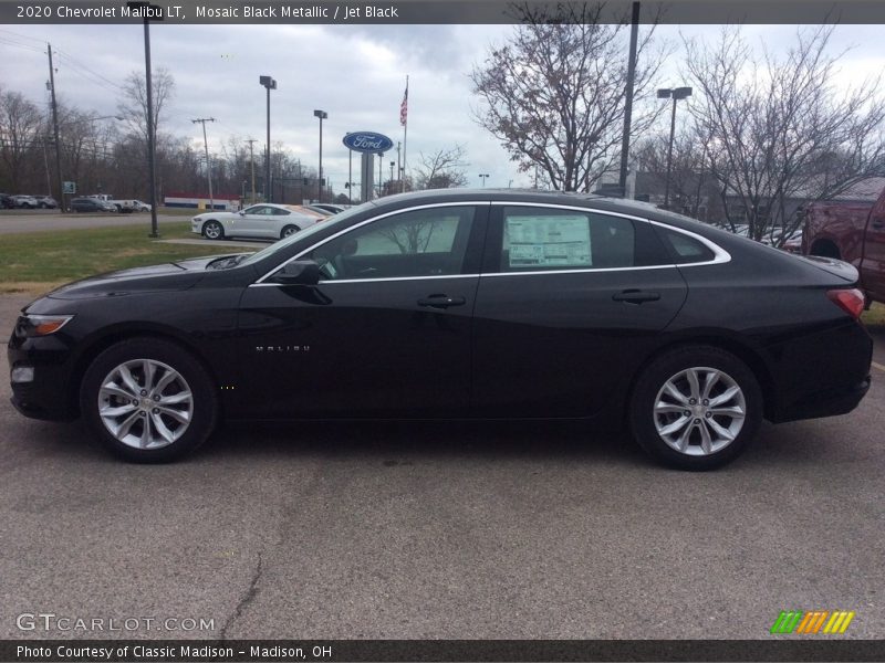 Mosaic Black Metallic / Jet Black 2020 Chevrolet Malibu LT