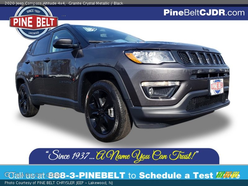 Granite Crystal Metallic / Black 2020 Jeep Compass Altitude 4x4