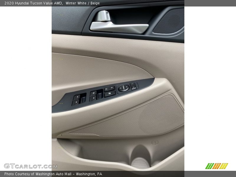 Winter White / Beige 2020 Hyundai Tucson Value AWD