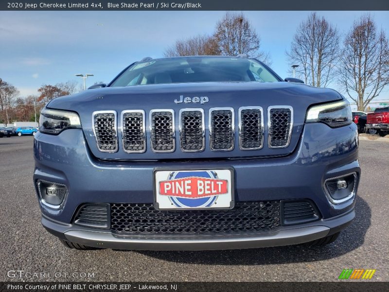 Blue Shade Pearl / Ski Gray/Black 2020 Jeep Cherokee Limited 4x4