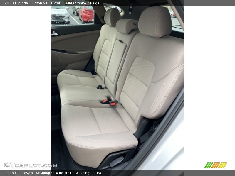 Winter White / Beige 2020 Hyundai Tucson Value AWD