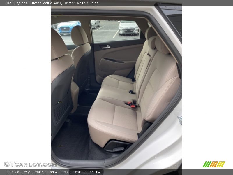 Winter White / Beige 2020 Hyundai Tucson Value AWD