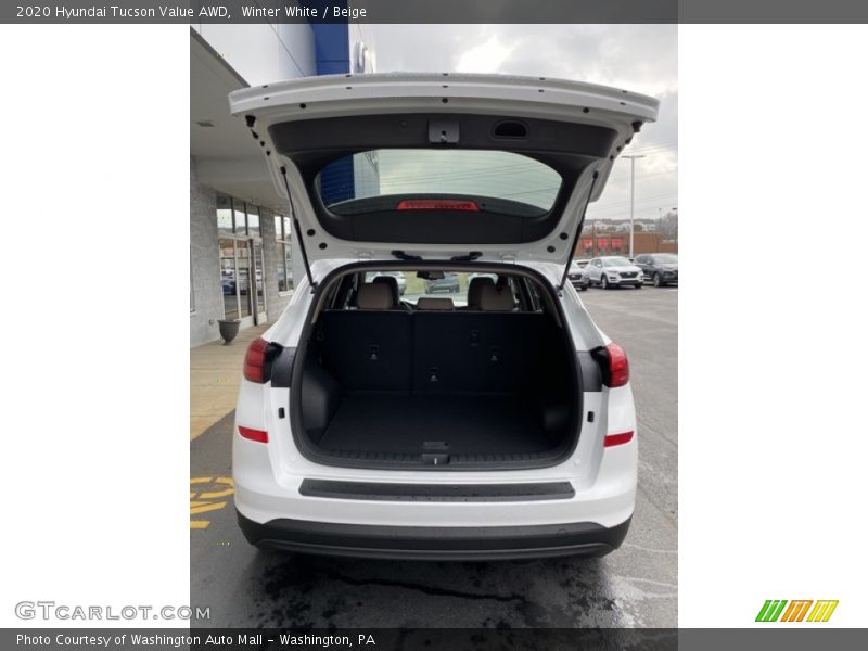 Winter White / Beige 2020 Hyundai Tucson Value AWD