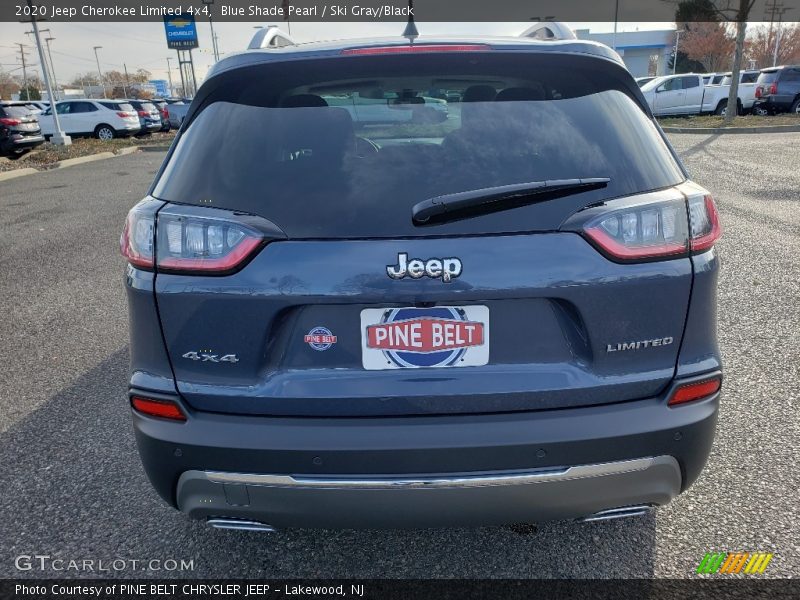 Blue Shade Pearl / Ski Gray/Black 2020 Jeep Cherokee Limited 4x4