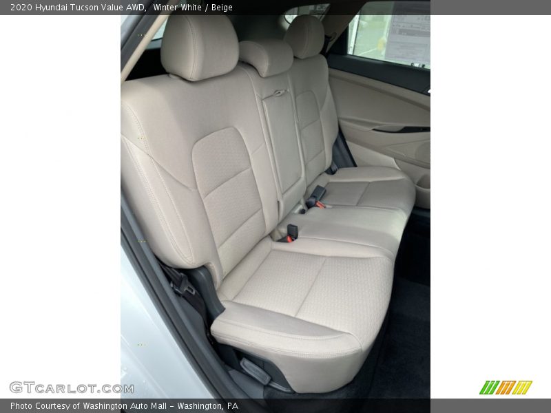 Winter White / Beige 2020 Hyundai Tucson Value AWD