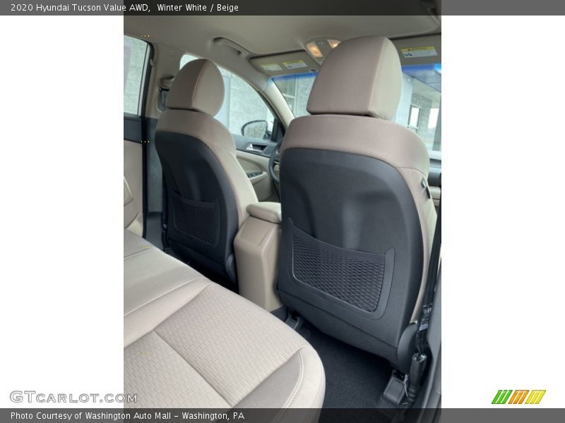 Winter White / Beige 2020 Hyundai Tucson Value AWD