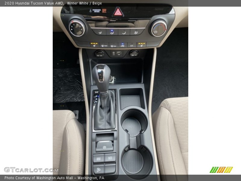 Winter White / Beige 2020 Hyundai Tucson Value AWD
