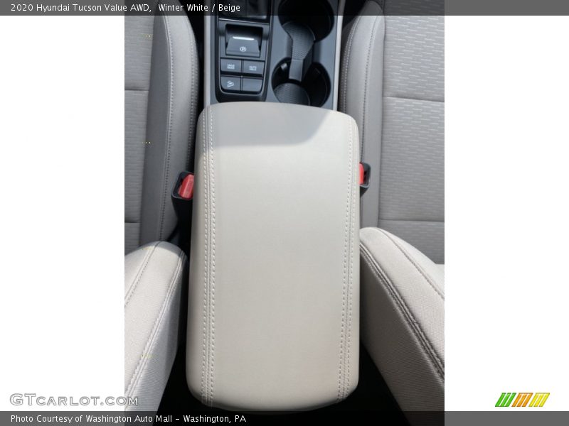 Winter White / Beige 2020 Hyundai Tucson Value AWD