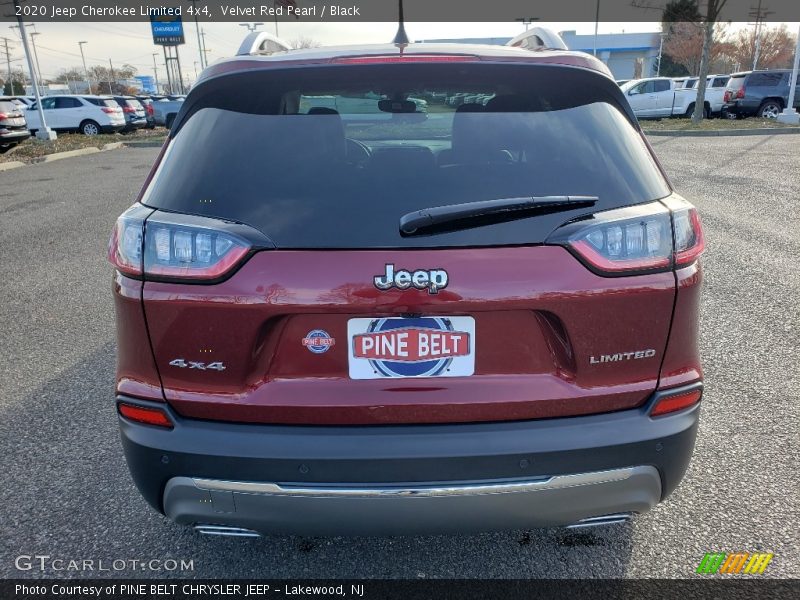 Velvet Red Pearl / Black 2020 Jeep Cherokee Limited 4x4