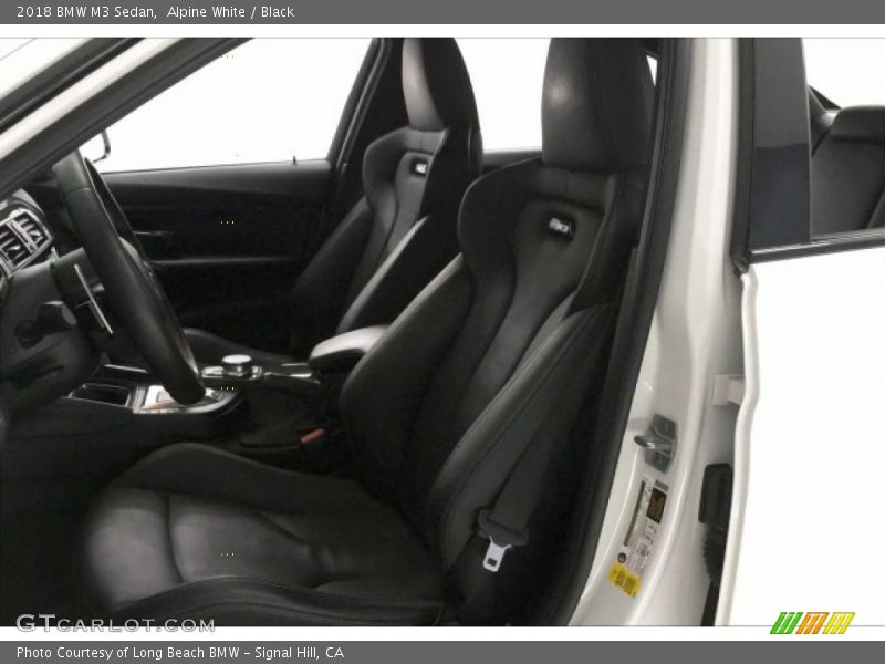 Alpine White / Black 2018 BMW M3 Sedan