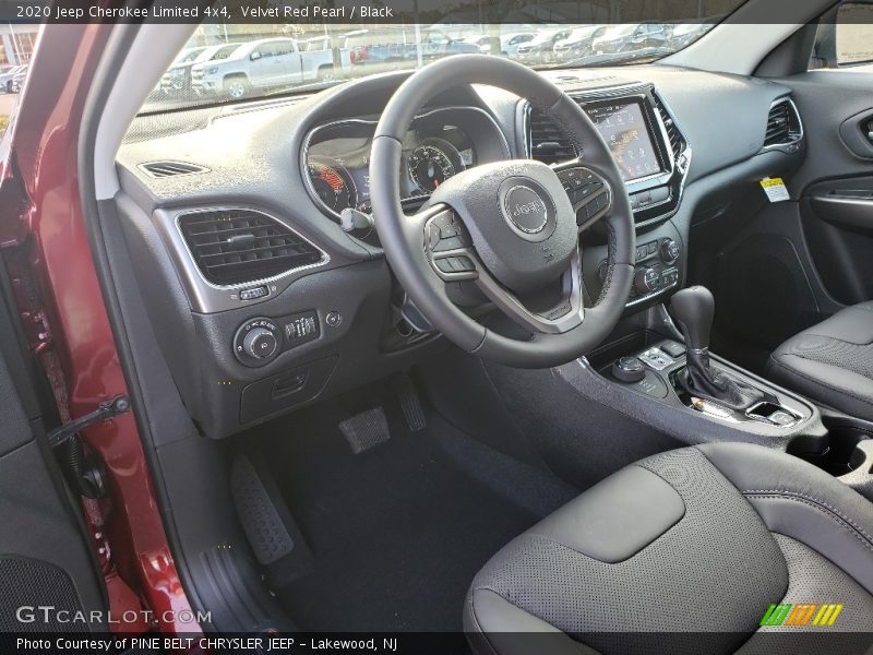 Velvet Red Pearl / Black 2020 Jeep Cherokee Limited 4x4