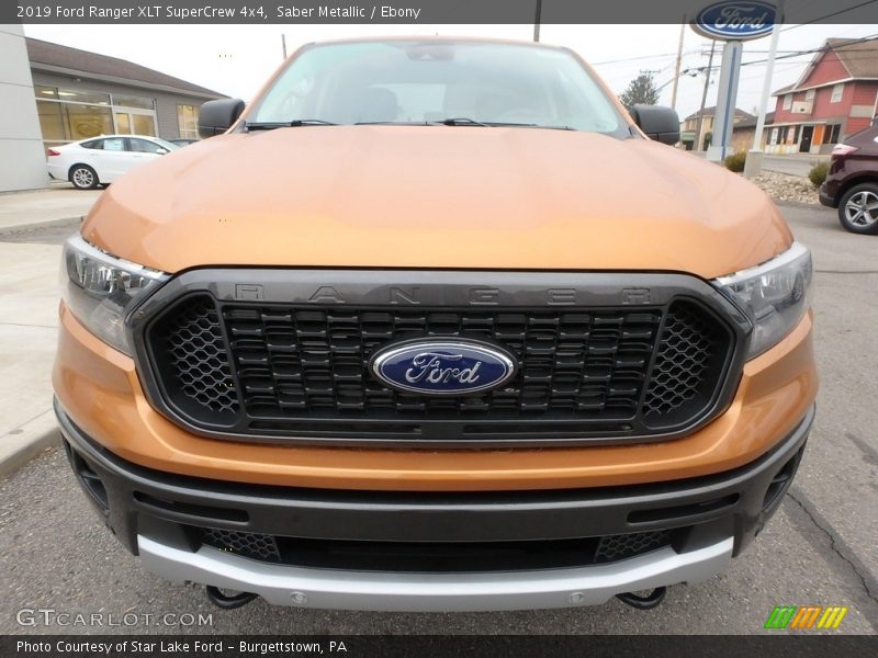 Saber Metallic / Ebony 2019 Ford Ranger XLT SuperCrew 4x4