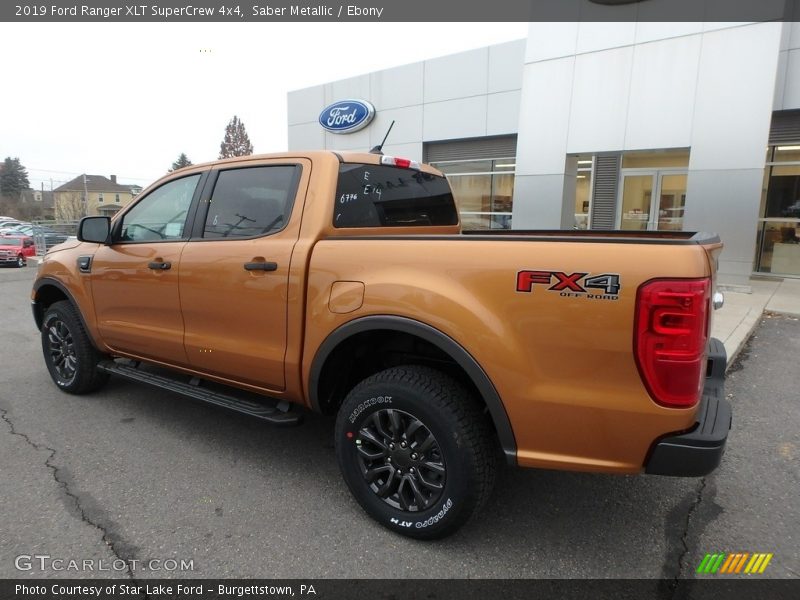 Saber Metallic / Ebony 2019 Ford Ranger XLT SuperCrew 4x4