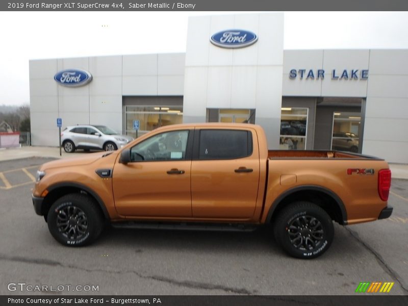 Saber Metallic / Ebony 2019 Ford Ranger XLT SuperCrew 4x4