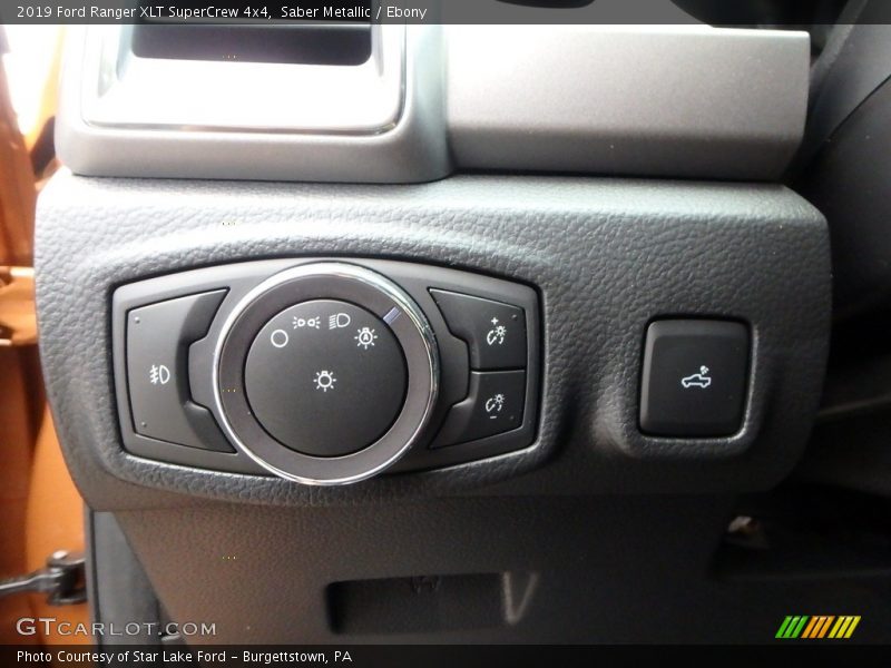 Controls of 2019 Ranger XLT SuperCrew 4x4