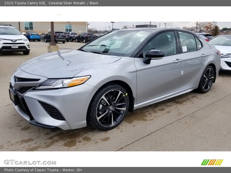 Celestial Silver Metallic / Black 2020 Toyota Camry XSE