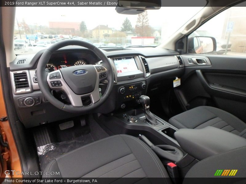  2019 Ranger XLT SuperCrew 4x4 Ebony Interior