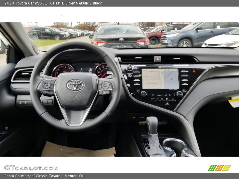 Celestial Silver Metallic / Black 2020 Toyota Camry XSE
