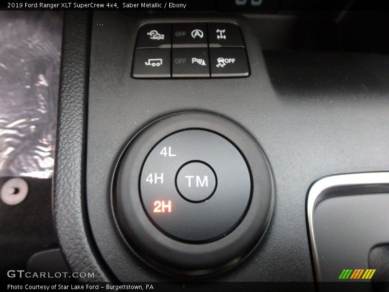 Controls of 2019 Ranger XLT SuperCrew 4x4