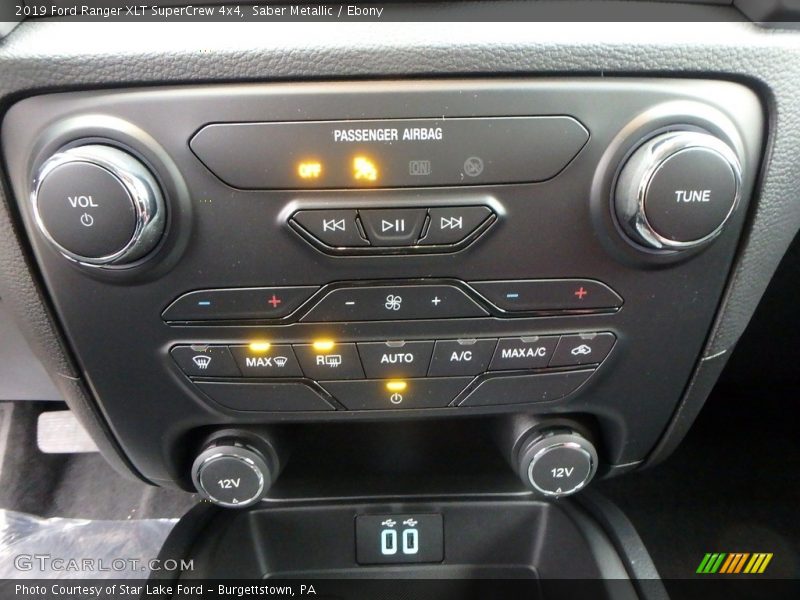 Controls of 2019 Ranger XLT SuperCrew 4x4