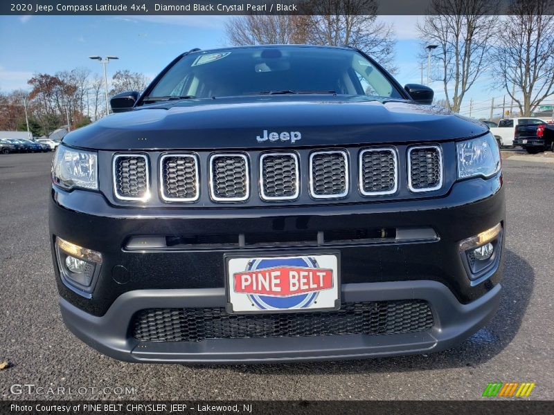 Diamond Black Crystal Pearl / Black 2020 Jeep Compass Latitude 4x4