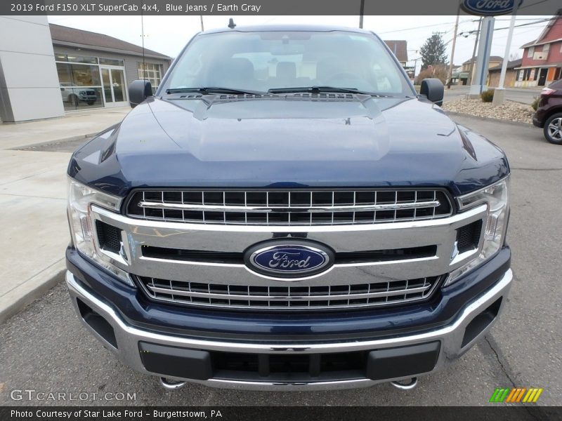 Blue Jeans / Earth Gray 2019 Ford F150 XLT SuperCab 4x4