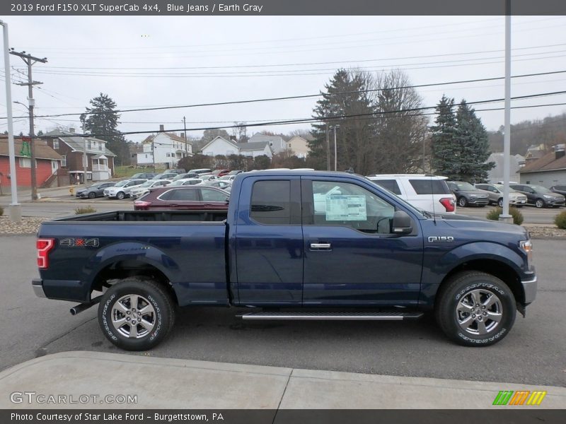  2019 F150 XLT SuperCab 4x4 Blue Jeans