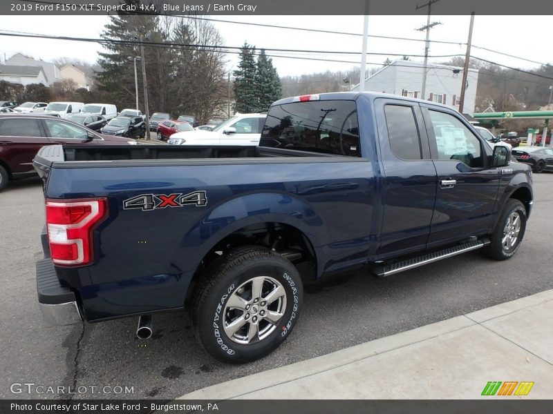 Blue Jeans / Earth Gray 2019 Ford F150 XLT SuperCab 4x4