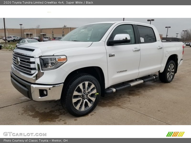 Super White / Black 2020 Toyota Tundra Limited CrewMax 4x4