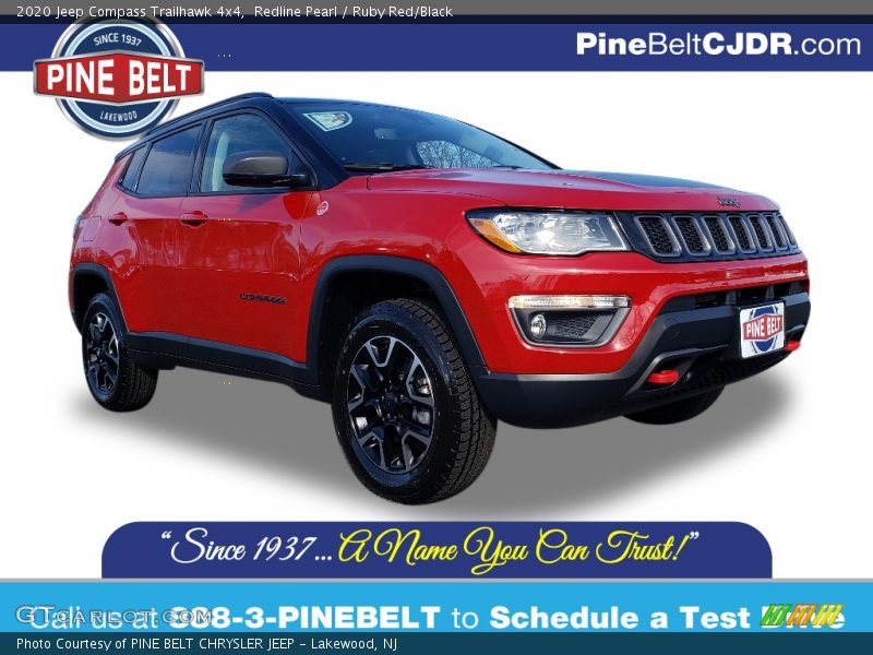 Redline Pearl / Ruby Red/Black 2020 Jeep Compass Trailhawk 4x4