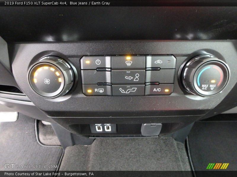 Controls of 2019 F150 XLT SuperCab 4x4