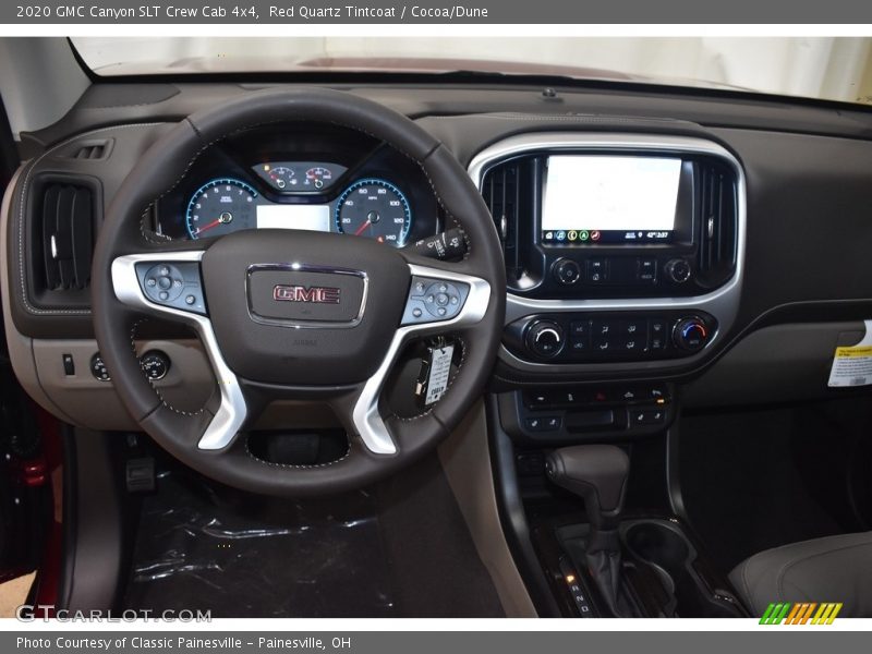 Red Quartz Tintcoat / Cocoa/Dune 2020 GMC Canyon SLT Crew Cab 4x4