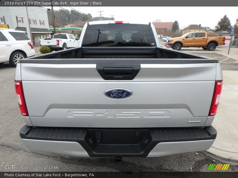 Ingot Silver / Black 2019 Ford F150 STX SuperCab 4x4