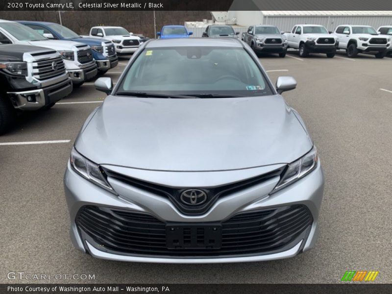 Celestial Silver Metallic / Black 2020 Toyota Camry LE