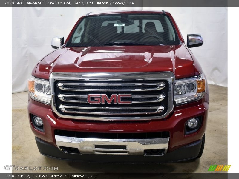 Red Quartz Tintcoat / Cocoa/Dune 2020 GMC Canyon SLT Crew Cab 4x4