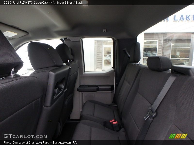Ingot Silver / Black 2019 Ford F150 STX SuperCab 4x4