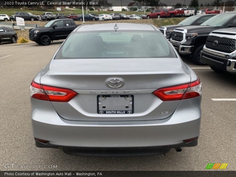 Celestial Silver Metallic / Black 2020 Toyota Camry LE