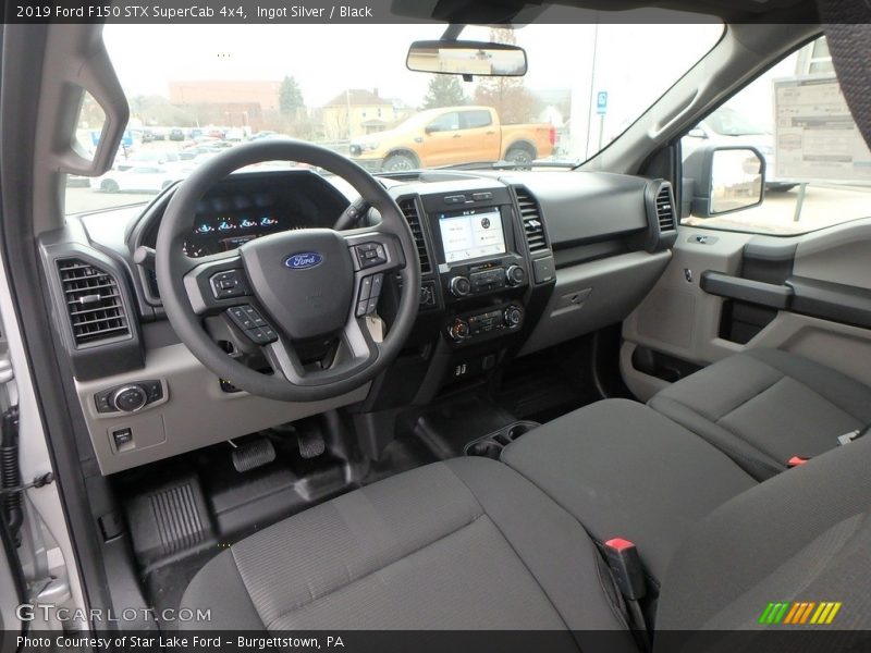  2019 F150 STX SuperCab 4x4 Black Interior