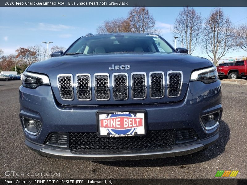 Blue Shade Pearl / Ski Gray/Black 2020 Jeep Cherokee Limited 4x4