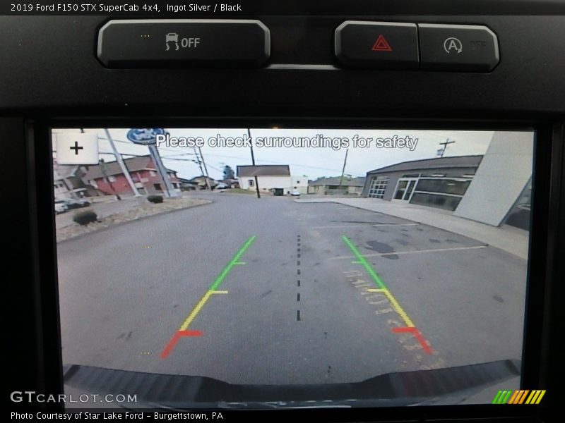 Ingot Silver / Black 2019 Ford F150 STX SuperCab 4x4