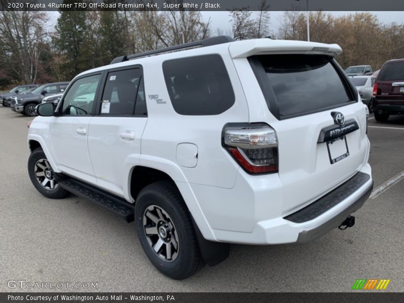 Super White / Black 2020 Toyota 4Runner TRD Off-Road Premium 4x4